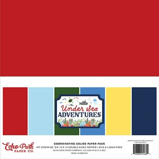 Echo Park Under Sea Adventures Solids Kit {1}
