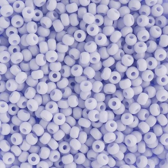 John Bead 8/0 Opaque Natural Czech Glass Seed Beads, 500g Lilac {1}