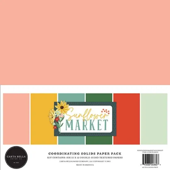 Carta Bella Sunflower Market Solids Kit {1}