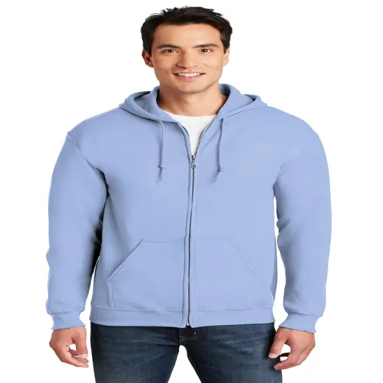 Gildan&reg; Heavy Blend Long Sleeve Full-Zip Hooded Sweatshirt Carolina blue {1}