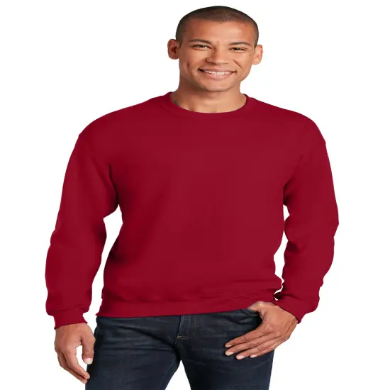 Gildan&reg; Crewneck Long Sleeve Sweatshirt Cardinal red {1}