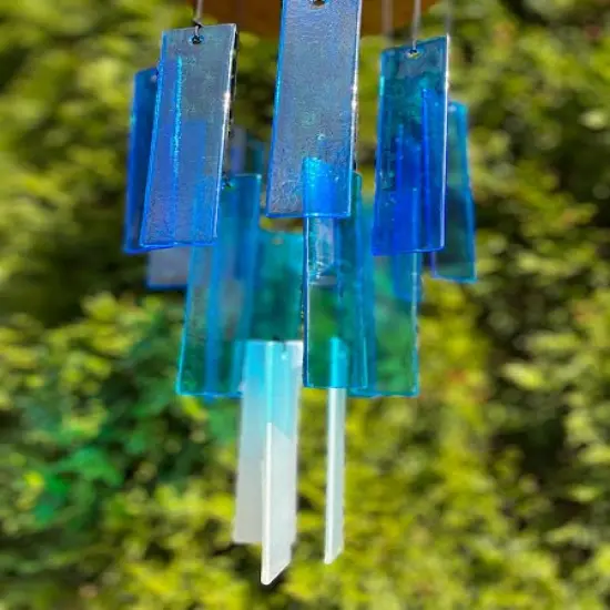 Art Glass Windchime - Into The Sea {3}