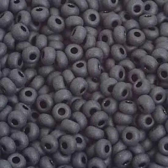 John Bead 8/0 Opaque Czech Glass Seed Beads, 500g Black Matte {1}