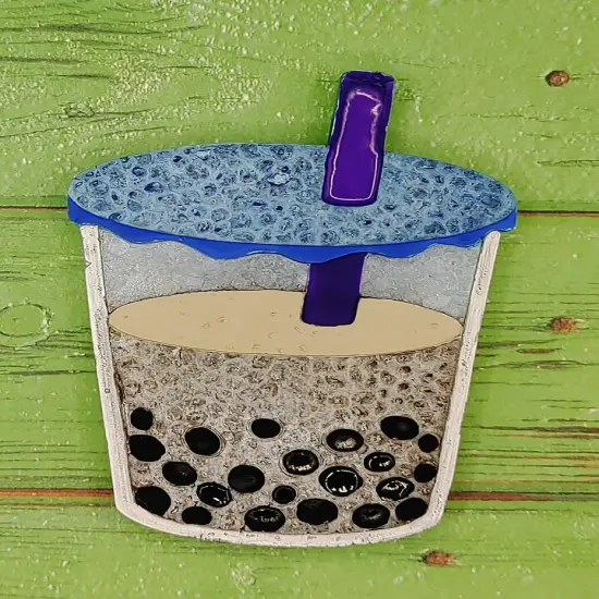 Boba Tea or Bubble Tea Silicone Freshie Mold {2}