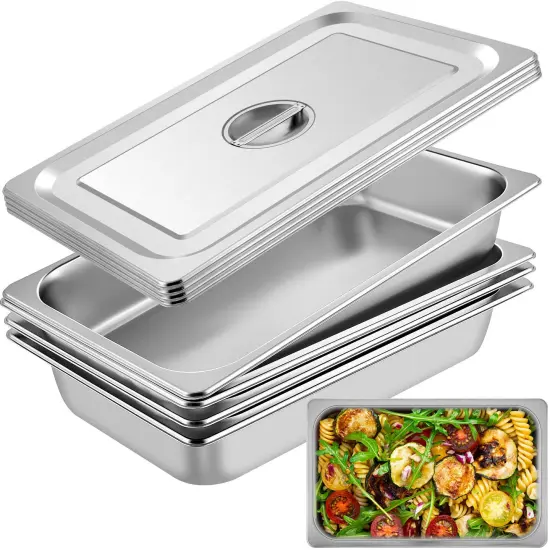 4 PCS 4 Inches Deep Steam Table Pans {4}
