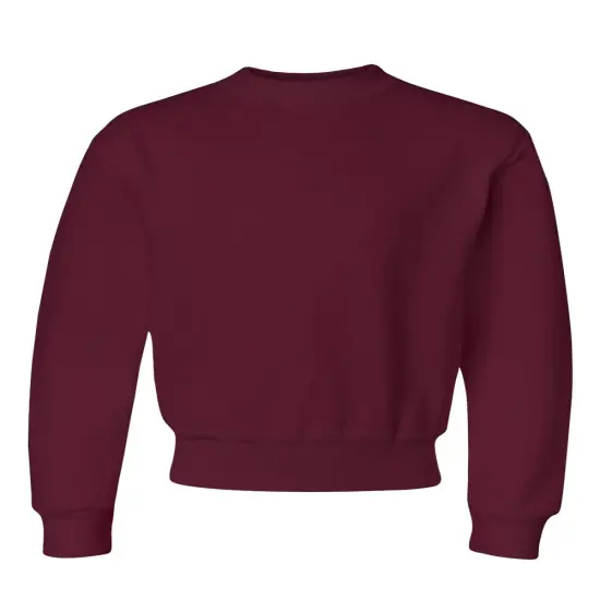 JERZEES&reg; NuBlend Youth Crewneck Sweatshirt Maroon {1}