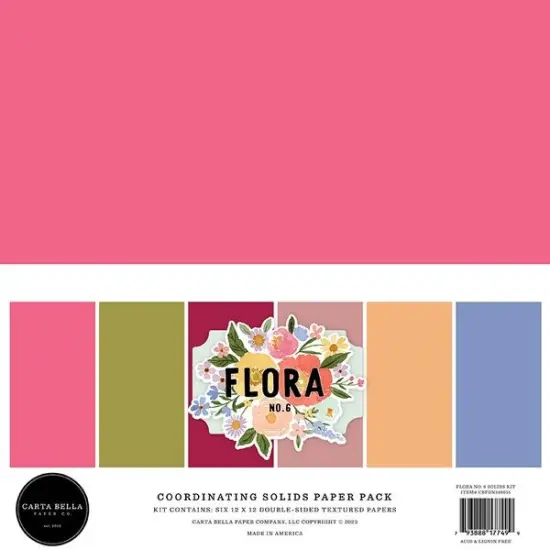 Carta Bella Flora No. 6 Solids Kit {1}