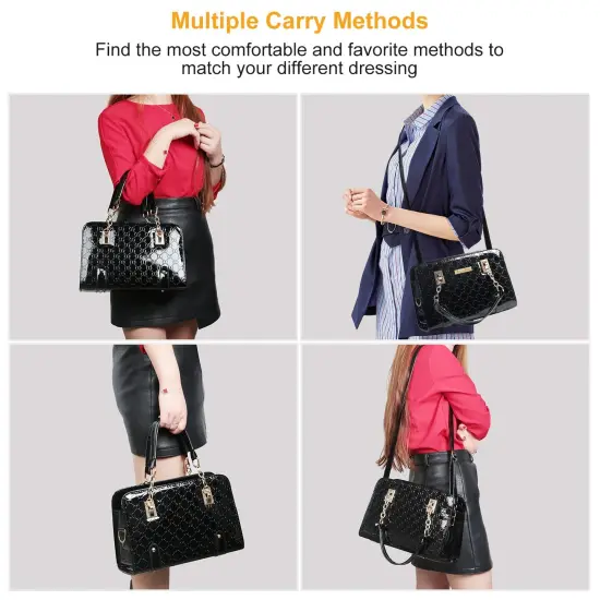 Women's Fashion Leather Handbag Lady Purses Tote Bags Shoulder Satchel Crossbody Bags {5}