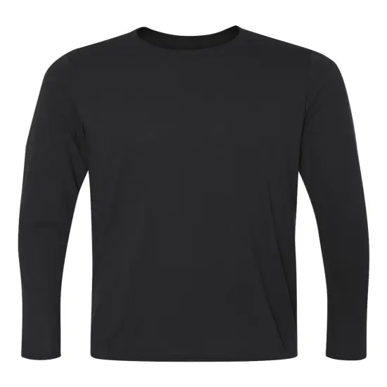 Gildan&reg; Performance Crewneck Long Sleeve T-Shirt Safety green {7}