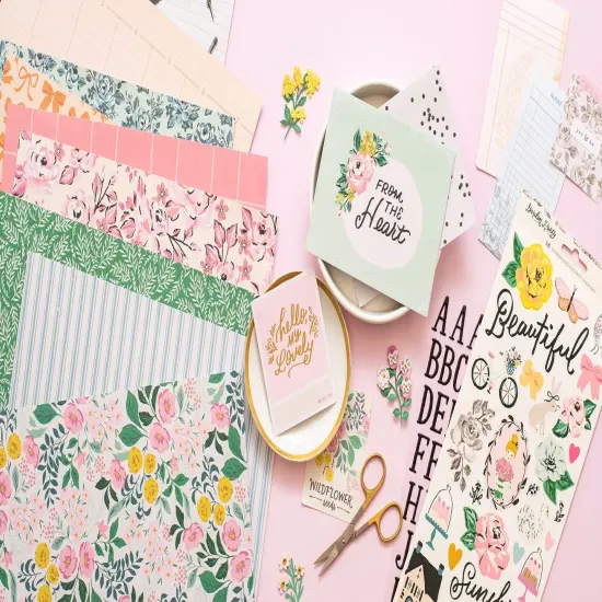 American Crafts A2 Cards W/Envelopes (4.375"X5.75") 40/Box-Maggie Holmes Garden Party {4}