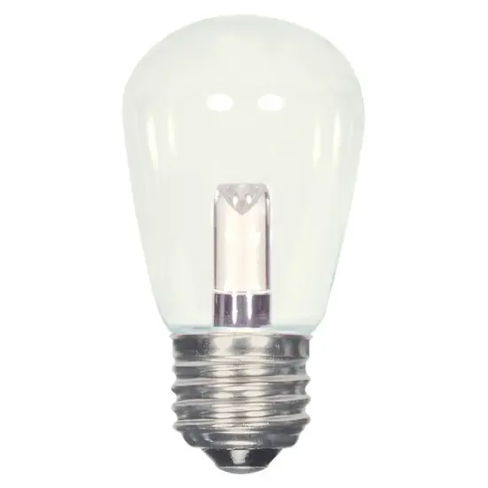 1.4w S14 LED 120v Clear E26 Medium base 2700K Warm White {1}