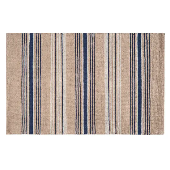 French Stripe Woven Rugs {2}
