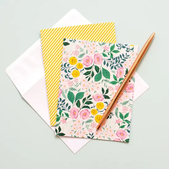 American Crafts A2 Cards W/Envelopes (4.375"X5.75") 40/Box-Maggie Holmes Garden Party {7}