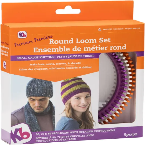 Authentic Knitting Board Premium Round Loom Set {1}