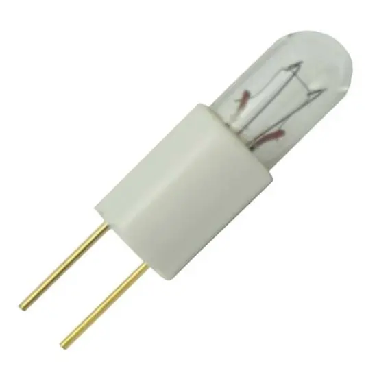 10Pk - GE 7387 - 28926 1w 28v T1.75 M-23 Bi-Pin Base Low Voltage Miniature Bulb {2}