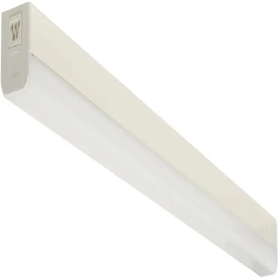 Nuvo LED 38w 48" Slim Strip Light Fixture w/ Connectible in White Finish 4000k natural-light {1}