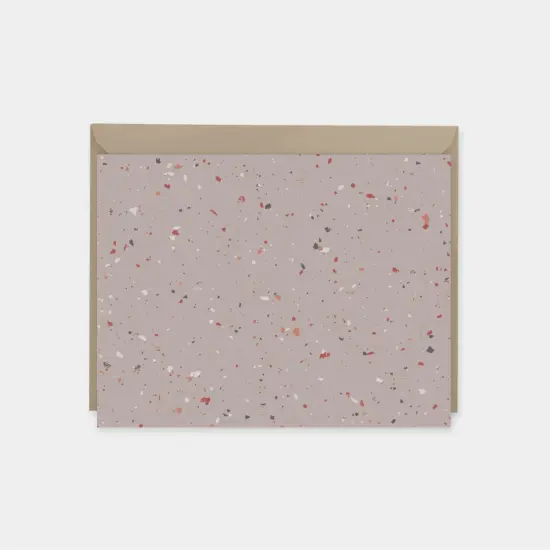 Flecked Card III, Blank Thank You Card, {1}