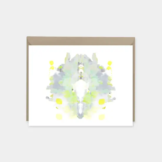 Rorschach India Ink Card III {1}