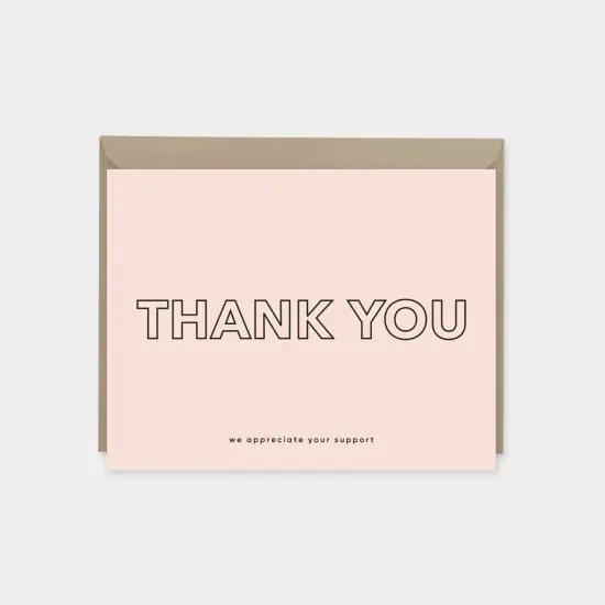 Modern Thank You Cards {4}