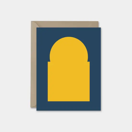 Personalized Foldover Neo Shape Art Card {1}