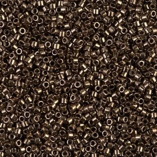Miyuki Delica Bead 11/0 - DB0022 - Metallic Dark Bronze {1}