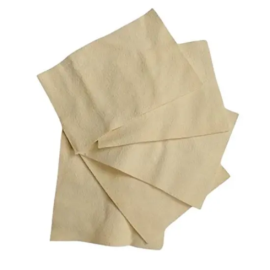 Penguin Pottery - Pre-Cut Suede Chamois for Smoothing Pot Rim - Super Soft - Small Size - Fits in your palm -Set of 5- {1}