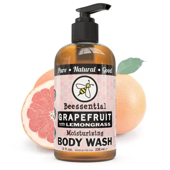 Beessential Natural Body Wash - Grapefruit with Lemongrass, 8 ounces {3}