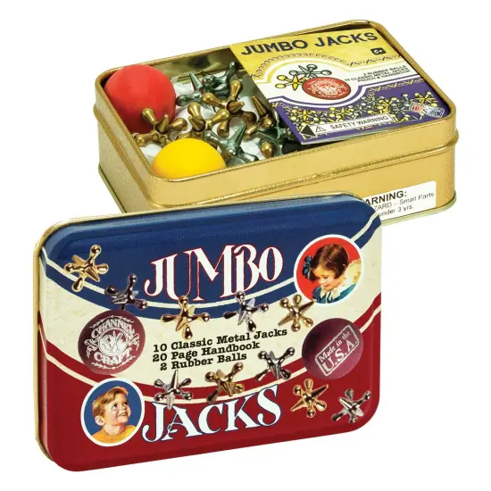 Jumbo Jacks in a Classic Toy Tin {1}