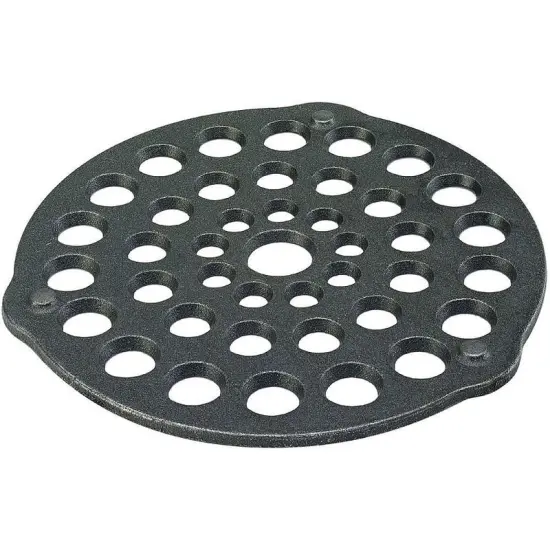 Lodge L8DOT3 Cast Iron Meat Rack/Trivet, Pre-Seasoned, 8-inch {1}