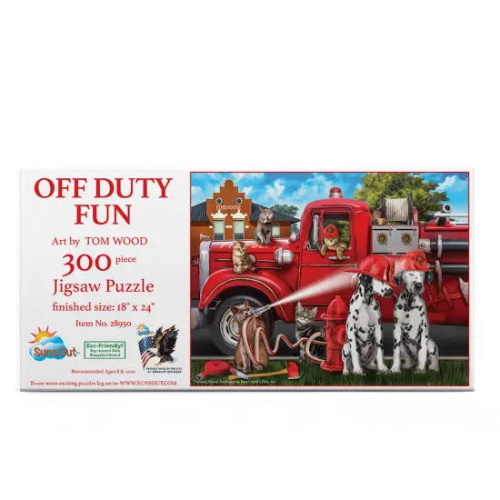 Sunsout Off Duty Fun 300 pc Jigsaw Puzzle 28950 {4}