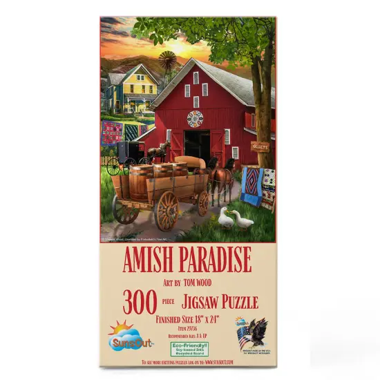 Sunsout Amish Paradise 300 pc Jigsaw Puzzle 29736 {4}