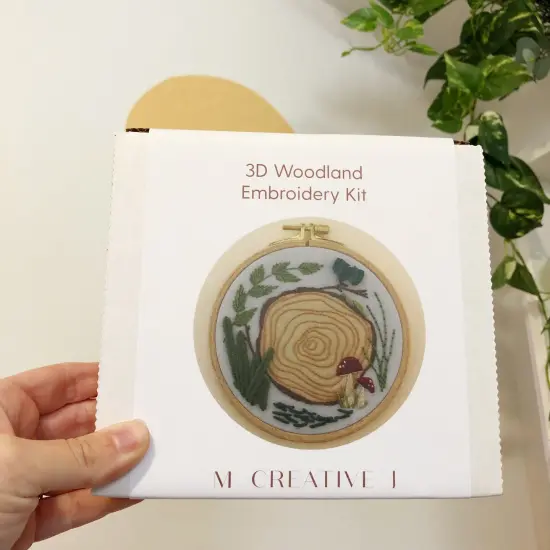 MCreativeJ 3D Woodland - Advanced Hand Embroidery DIY Craft Kit {5}