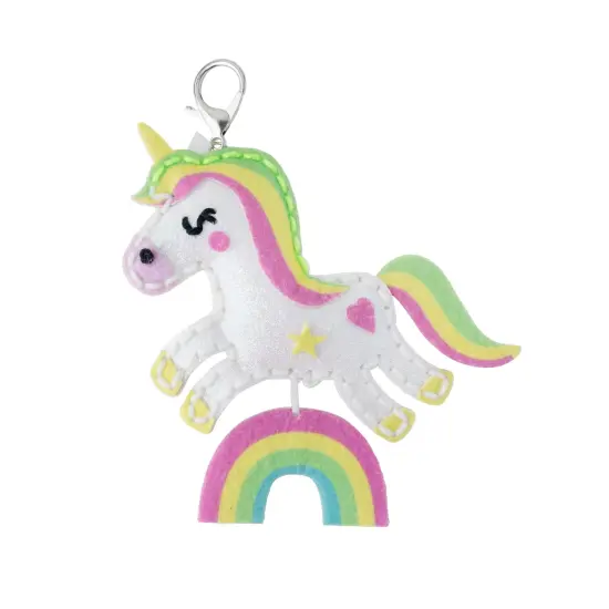 Colorbok Sew Cute! Felt Backpack Clip-Unicorn {3}
