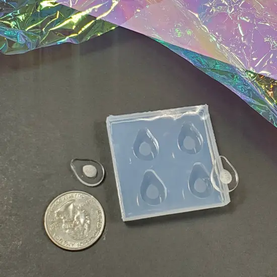 Avocado Aguacate Earring Stud Silicone Mold (A7) {5}