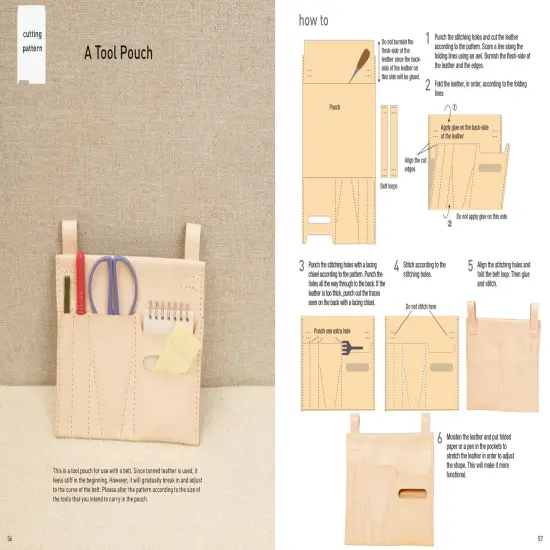 Tanned Leather Hand-Made Bags {4}