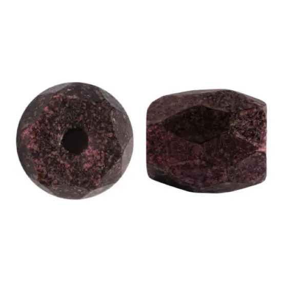 Baros Par Puca&reg;, Czech glass bead, Metallic Matte Dark Violet, 10 grams {2}