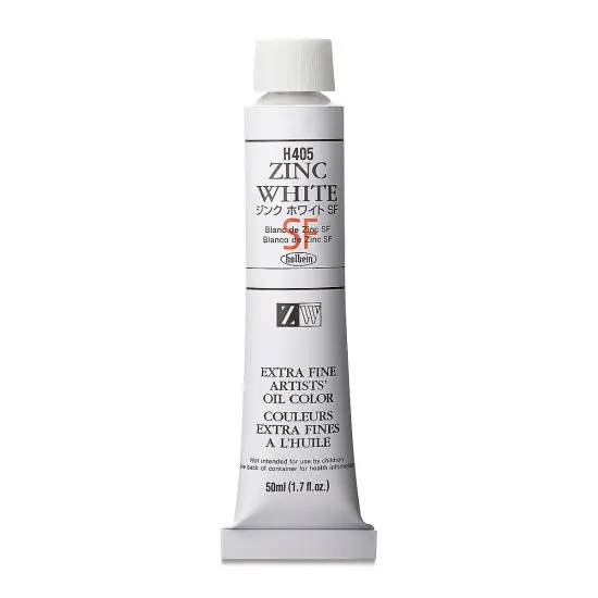 Holbein Artists' Oil Color - Zinc White, 50 ml tube {2}