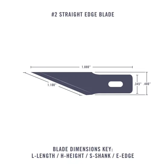 #2 Straight Edge Blade {6}