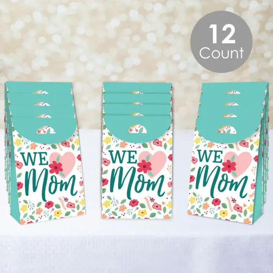 Big Dot of Happiness Colorful Floral Happy Mother's Day - We Love Mom Gift Favor Bags - Party Goodie Boxes - Set of 12 {3}