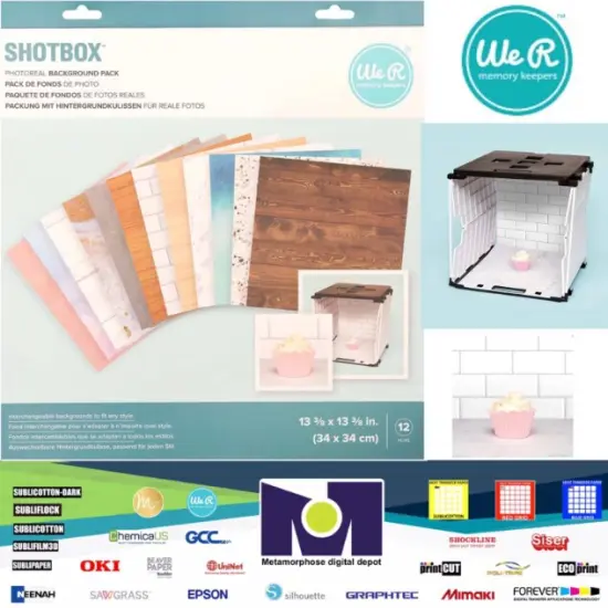 We R Memory Keepers - ShotBox Collection - Photoreal Backgrounds - 12 Pack 660417 {1}