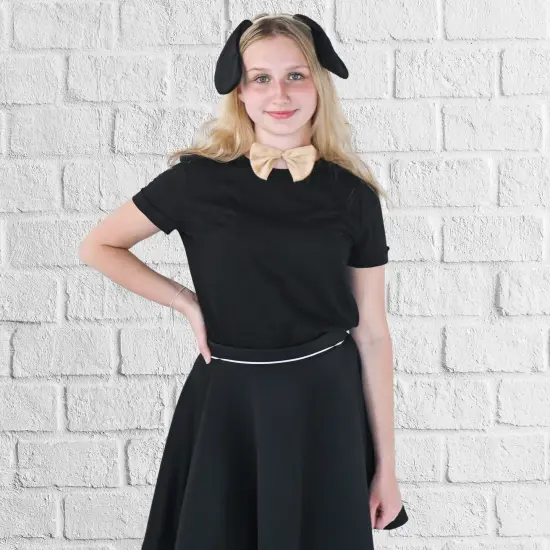 Puppy Dog Costume Set - Brown and Black Dog Ears, Bow Tie and Tail Accessories Kit for Kids of All Ages {4}