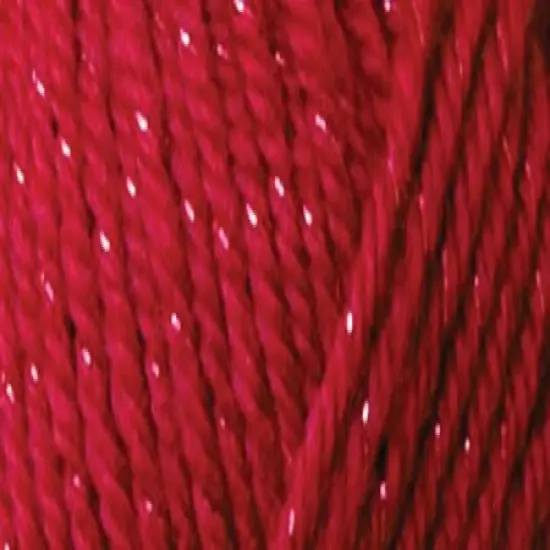 Multipack of 12 - Caron Simply Soft Party Yarn-Rich Red Sparkle {3}