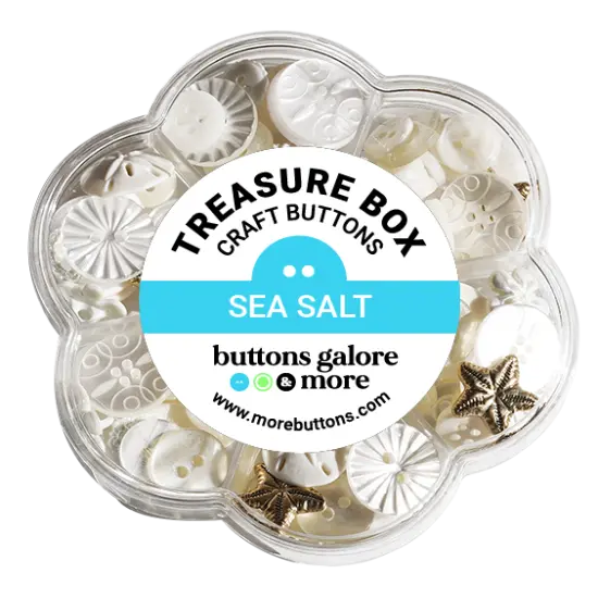 Buttons Galore Treasure Box Fancy Designer Buttons for Sewing and Crafts, Scrapbooks and Paper Crafts - 100+ Buttons {9}
