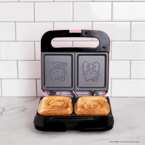 Uncanny Brands Hello Kitty Pink Grilled Cheese Maker {5}