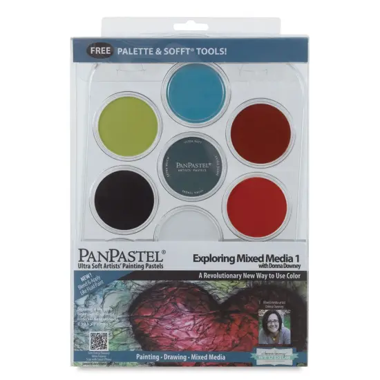 PanPastel Artists&rsquo; Painting Pastels Set - Exploring Mixed Media with Donna Downey Kit 1, Set of 7 {1}