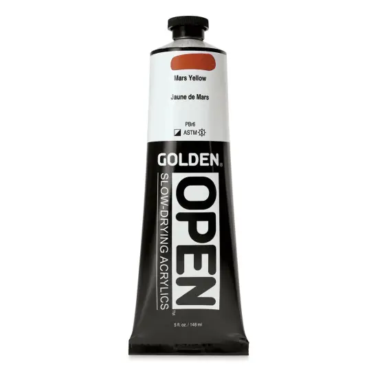 Golden Open Acrylics - Mars Yellow, 5 oz Tube {1}