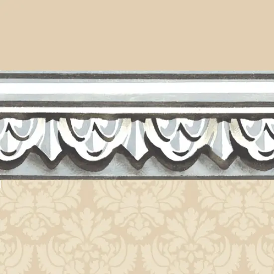 Clover Leaf Molding Wall Stencil | 2689 by Designer Stencils | Pattern Stencils | Reusable Stencils for Painting | Safe & Reusable Template for Wall Decor | Try This Stencil Instead of a Wallpaper | Easy to Use & Clean Art Stencil Pattern {3}