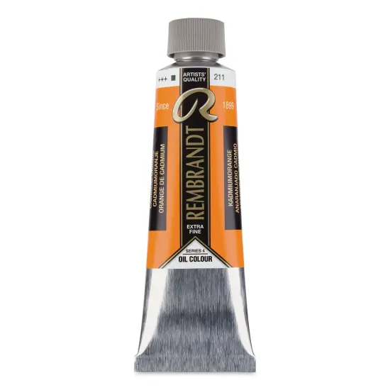 Rembrandt Artists' Oil Color - Cadmium Orange, 150 ml tube {1}