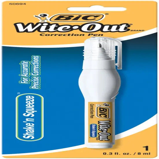BIC Wite-Out Shake'n Squeeze Correction Pen-.3oz {1}