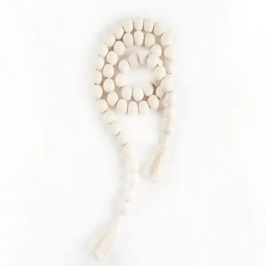 CousinDIY Unfinished Wood Bead Garland-36" {2}
